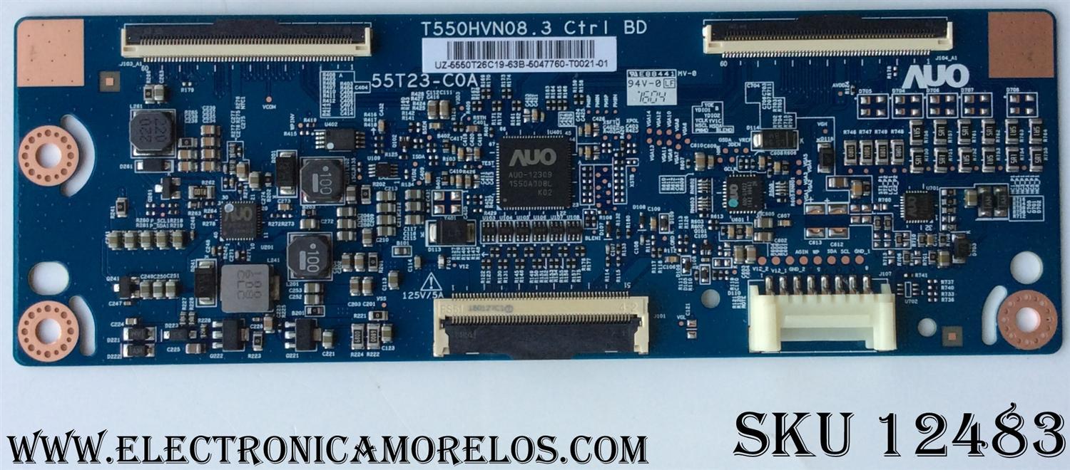 T-CON / SHARP 55.50T26.C19 / 5550T26C19 / T5500HVN08.3 CTRL BD / 55T23-C0A 