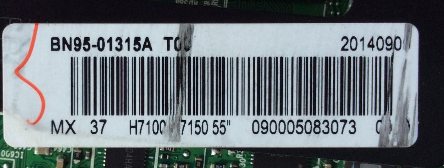 T-CON / SAMSUNG BN95-01315A / BN41-02131A / BN97-07968A / MODELO UN55H7150AFXZA TS01 / PANEL CY-SH055DSLV2H	 - Imagen 2