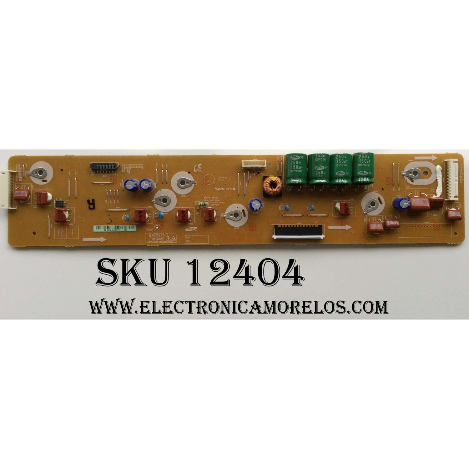 KIT DE BOCINAS ORIGINAL PARA TV INSIGNIA 2 PIEZAS / MUMERO DE PARTE LSB-30121 / 8Ω / 8W / TASSJ / PANEL LC390TA2A / MODELO NS-39DF310NA21 / VFD40M-0810