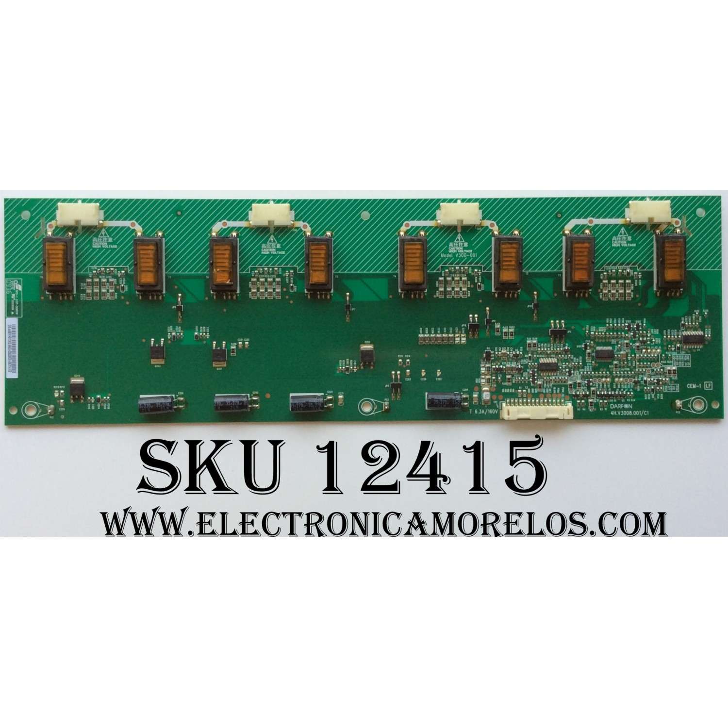T-CON PARA TV SCEPTRE / NUMERO DE PARTE CC500PV5D/7D.4K / PD6754A5A-V1.0 / CC500PV1D / 2007121128 / 2003PDAY103 / DISPLAY CC500PV7D VER.02 / MODELO W50 PSTV58GA