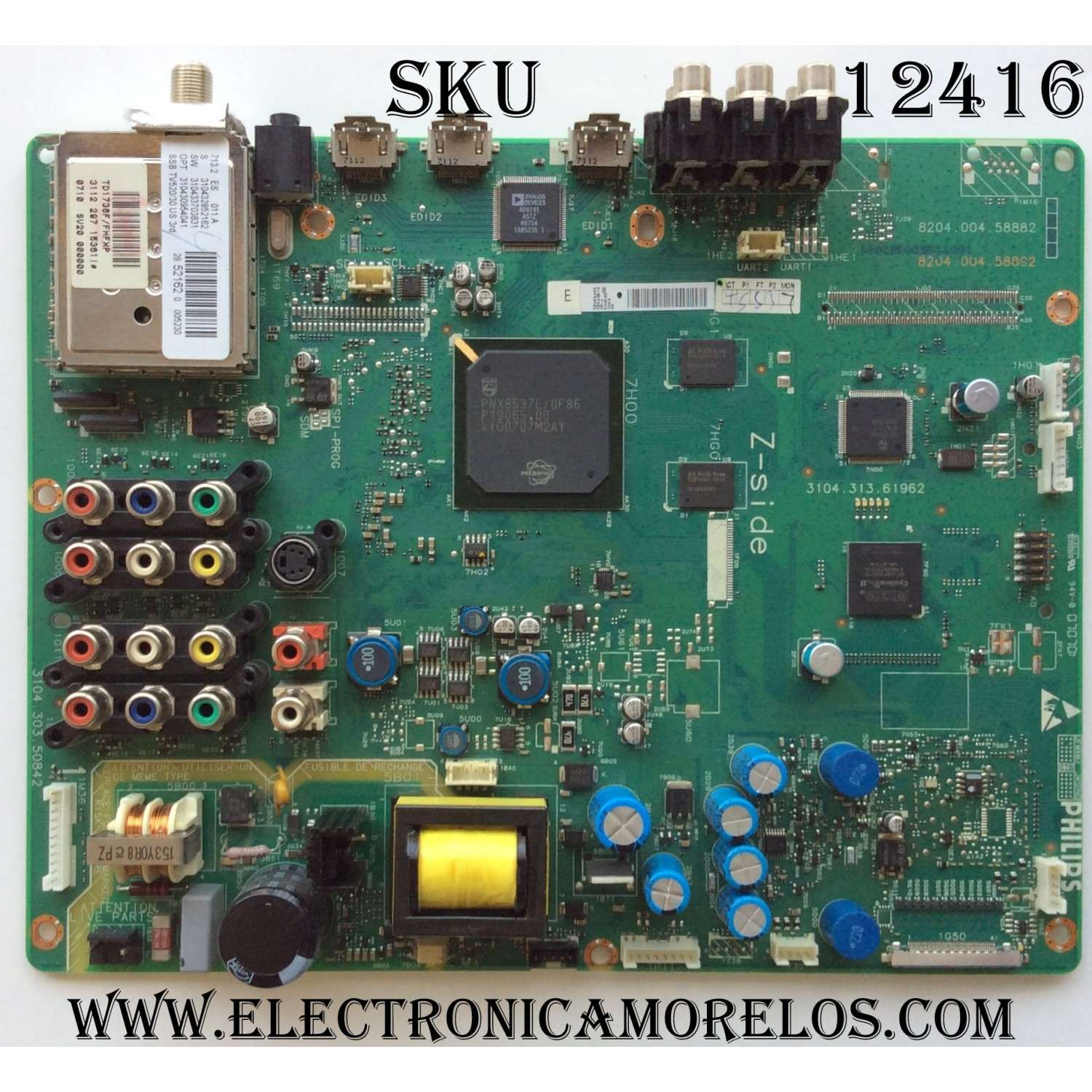 MAIN / PHILIPS 310432852162 / 3104.313.61962 / 3104.303.50842 / MODELO 42PFL5432D/37	