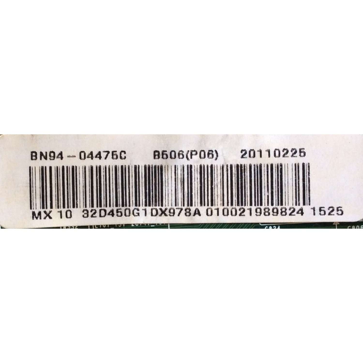 MAIN PARA TV SAMSUNG NUMERO DEPARTE BN94-04475C / BN41-01609A / BN97-05244B / MODELO LN32D450G1DXZA SP01 / PANEL LTF320AP11	 - Imagen 2