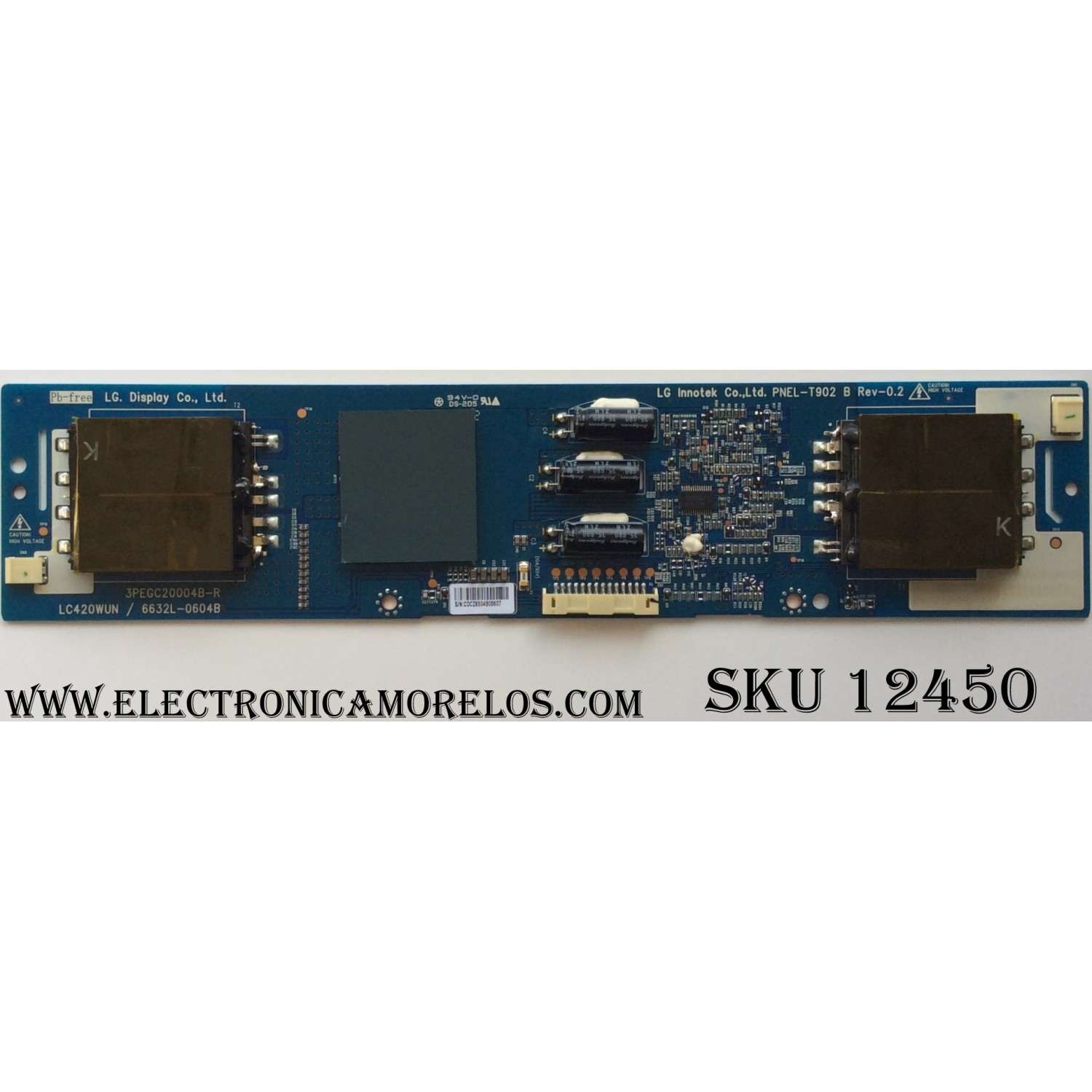 MAIN PARA MONITOR VIEW Z / NUMERO DE PARTE VZ-32RTH / PWB-L4208 / L375648 / 110BBFT00002 / PANEL T315HW04 V.8 / MODELO VZ-32RTH	