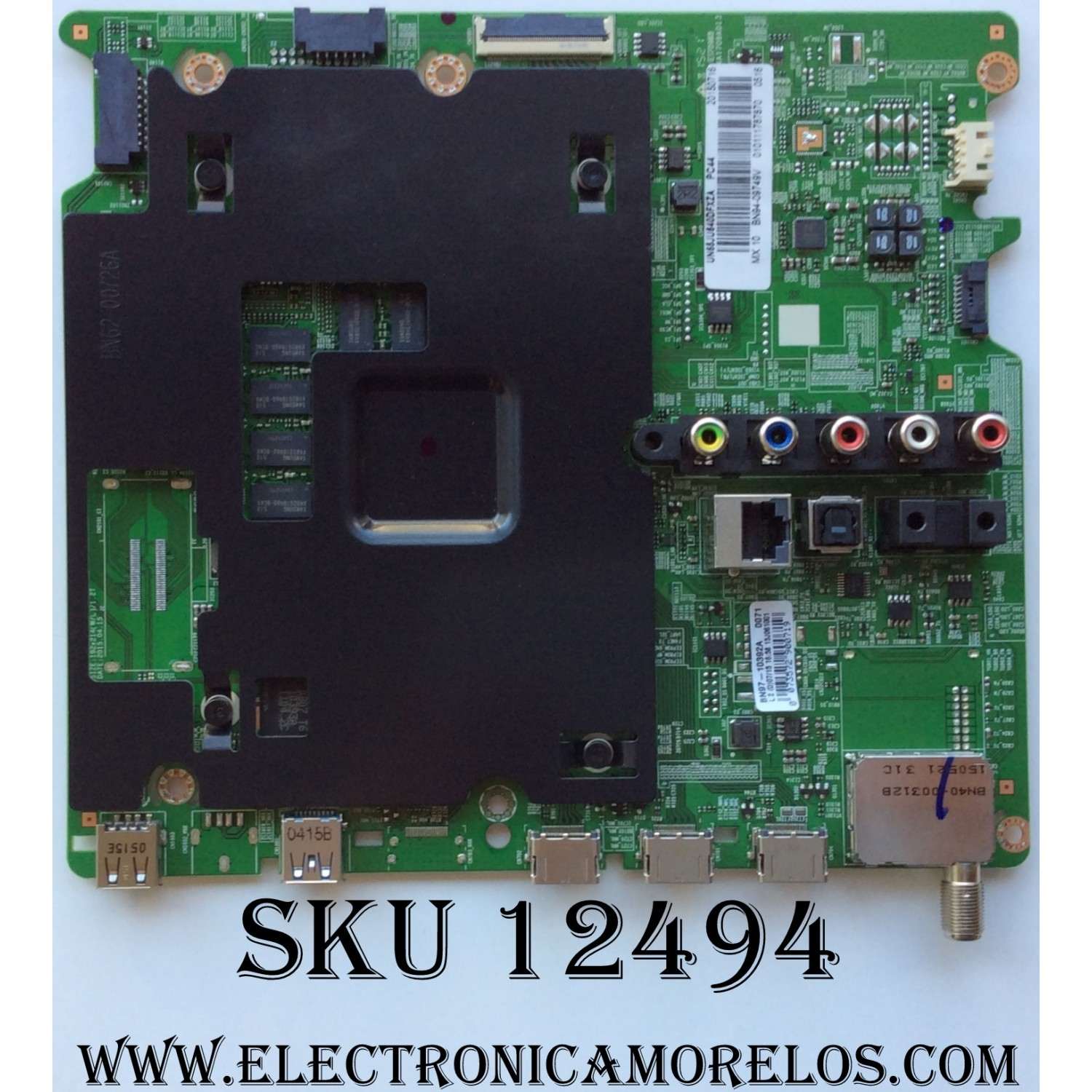 MAIN PARA TV SAMSUNG / NUMERO DE PARTE BN94-09749V / BN41-02443A / BN97-10392A / BN9409749V / PARTE SUSTITUTA BN94-10702Z / PANEL CY-GJ065HGLVAH / MODELO UN65JU640 / UN65JU640DFXZA UH01