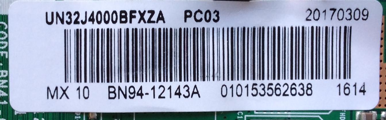 MAIN / SAMSUNG BN94-12143A / BN41-02357D / BN97-13110A / MODELO UN32J4000BFXZA LD04 / PANEL JJ032AGH-R1-RR01	 - Imagen 2