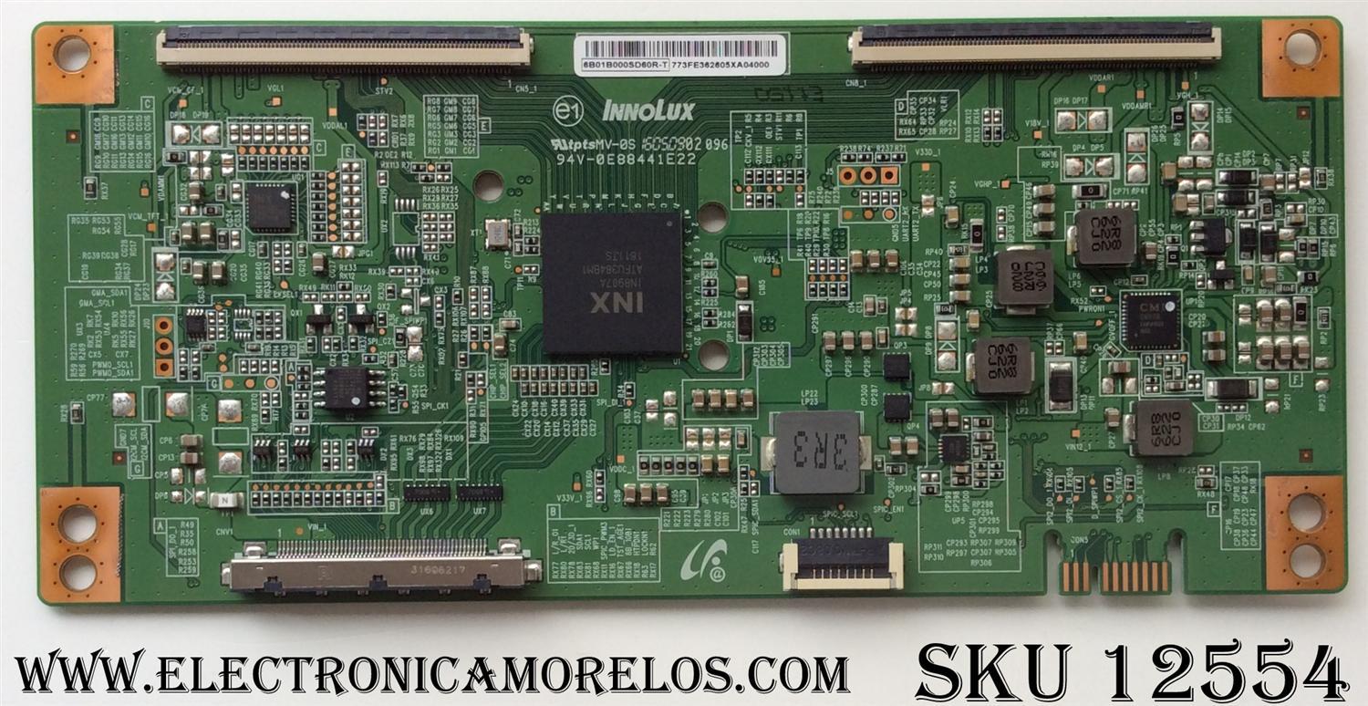 T-CON / RCA 6B01B000SD60R-T / 94V-0E88441E22 / MODELO RLDED5098-UHD	