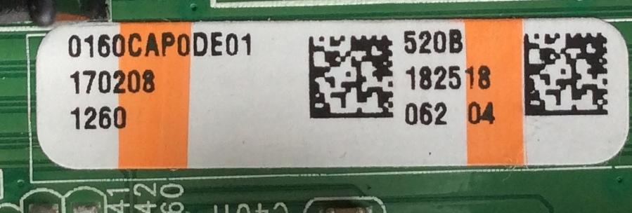 MAIN / VIZIO 0160CAP0DE01 / 0160CAP0DE01 520 / 1P-0168X00-4012 / 520B / MODELO E60-E3 LFTRVUCT	 - Imagen 2