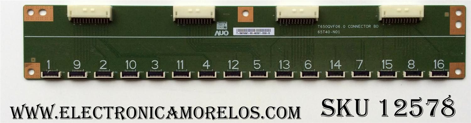 LED DRIVER / VIZIO 55.65T40.N01 / 5565T40N01 / T650QVF06.0 / 65T40-N01 / MODELO M65-C1 LTCASNAR	
