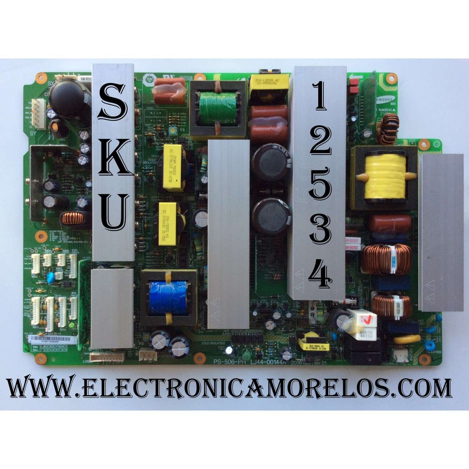 FUENTE PARA MONITOR HP / NUMERO DE PARTE J1903AA2 / 715G8814-P01-001-003R / 5839379A0249 / MODELO HSD-0047-A