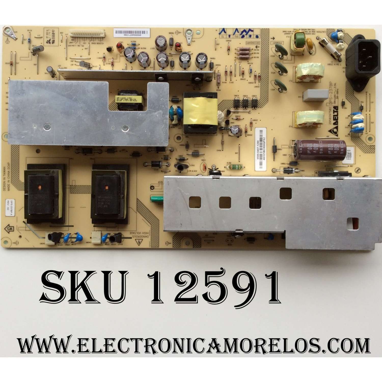 FUENTE DE ALIMENTACION / NUMERO DE PARTE DV-9500AC / M/N-40 / INPUT: AC 120V 60Hz 11W / OUTPUT: AC 9V  450mA	