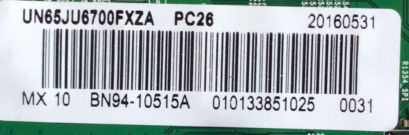 MAIN / SAMSUNG BN94-01515A / BN41-02344D / BN97-10836A / MODELO UN65JU6700FXZA DS06 / PANEL CY-WJ065FGAV5H-HW22	 - Imagen 2