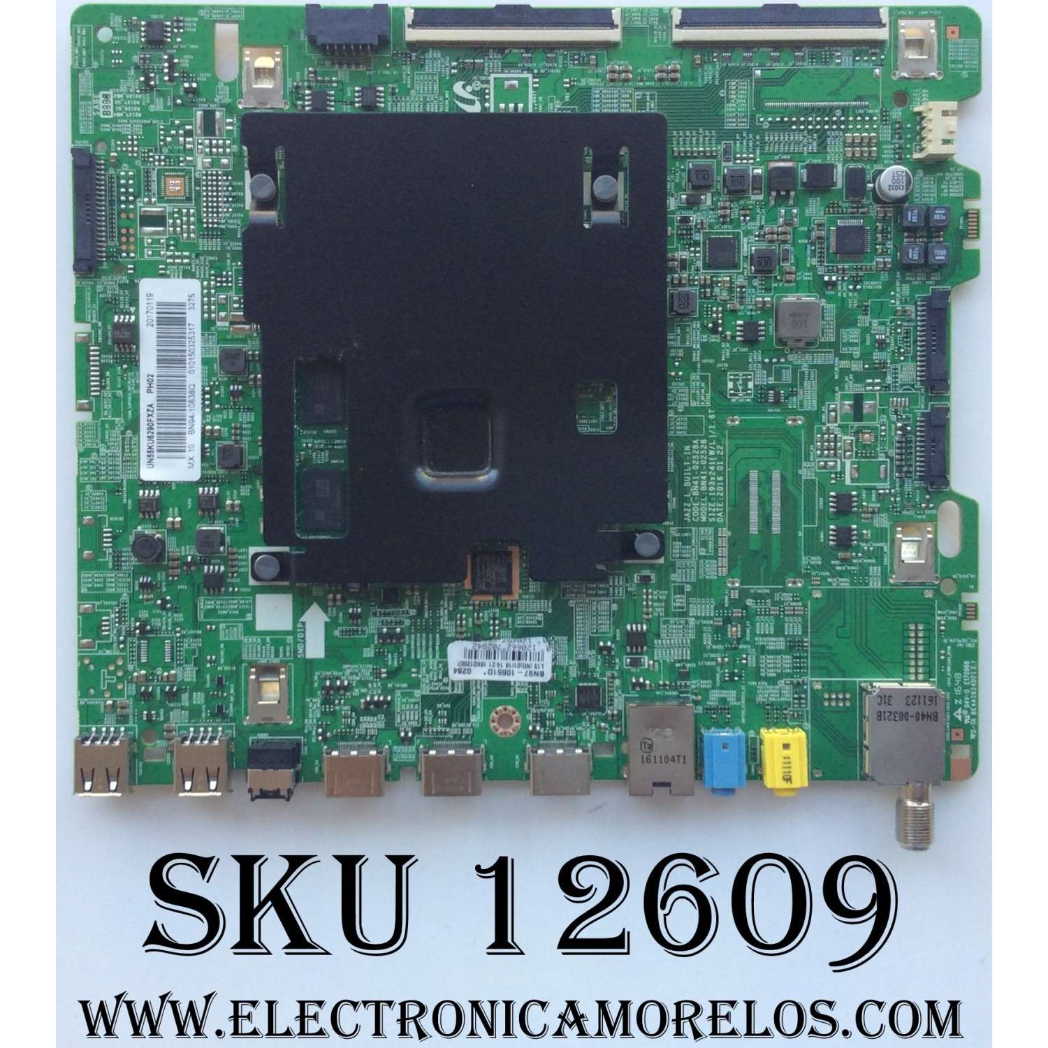 MAIN PARA TV SAMSUNG BN94-10838Q / BN41-02528A / BN97-10651D / BN9410838Q / PANEL CY-GK055HGEV2H / CY-GK055HGHV5H / DISPLAY ST5461D02-7 VER.1.1 / MODELOS UN55KU6290FXZC / UN55KU6290FXZA CJ02 / UN55KU6290FXZA CJ05 / UN55KU6300FXZA CJ05