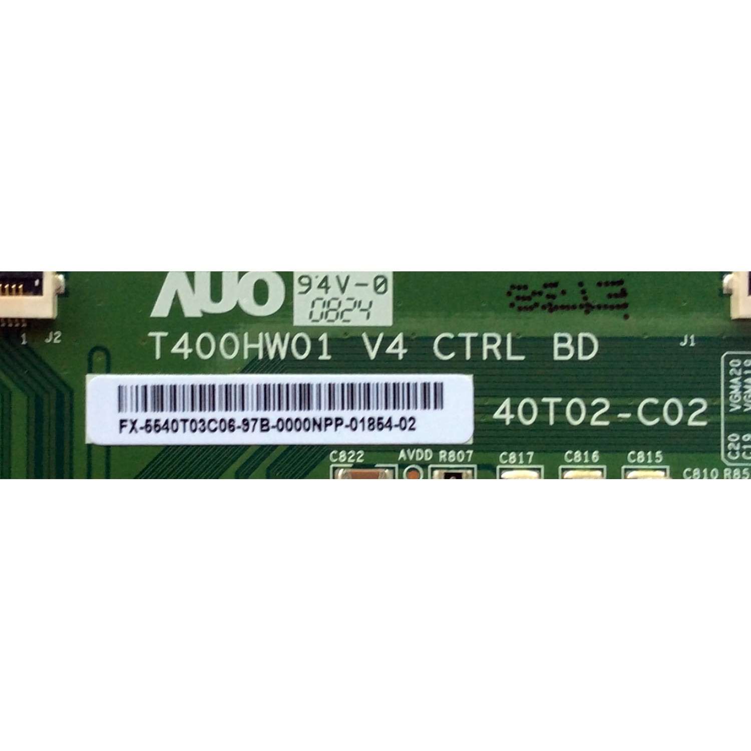 T-CON APEX / HAIER / 5540T03C06 / 55.40T03.C06 / T400HW01 / MODELOS LD4088 / HL40XP1 / PANEL T400HW02 V.2	 - Imagen 2