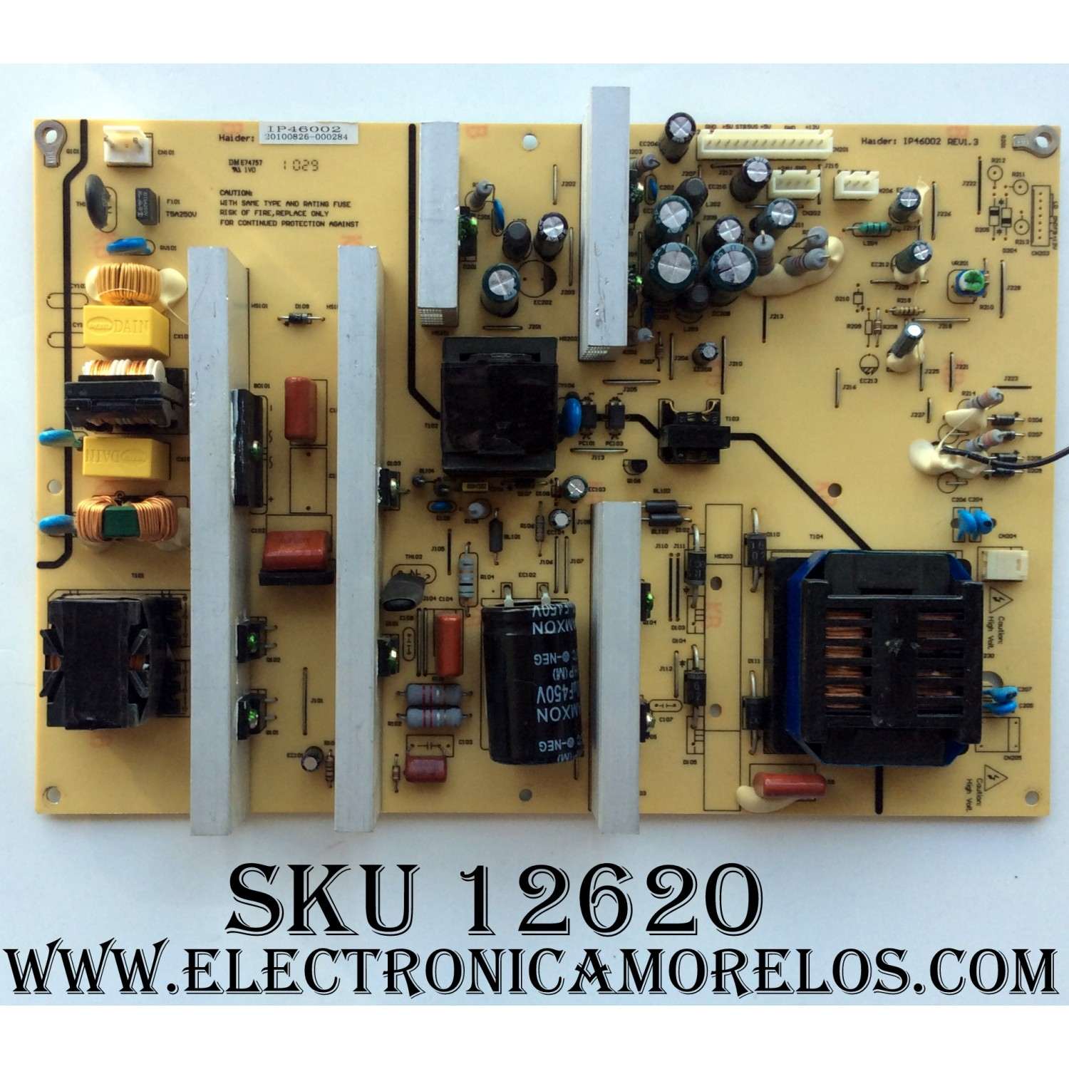 FUENTE PARA MONITOR DELL / NUMERO DE PARTE 5E3QU02003948 / E162032 VOL.3 / K3C08PEW / 2354641 / MODELO E2418HNB