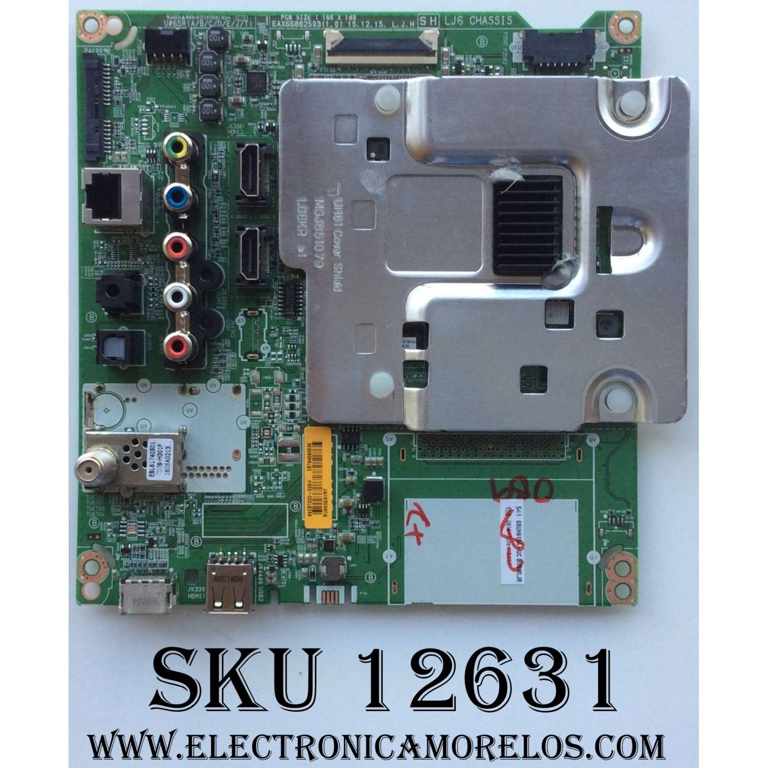 MAIN PARA TV LG / NUMERO DE PARTE EBT64290232 / EAX66882503(1.0) / 64290232 / PANEL LC600EGE (FJ)(M3) / MODELO 60UH615A-UC / 60UH615A-UC.BUSWLJR