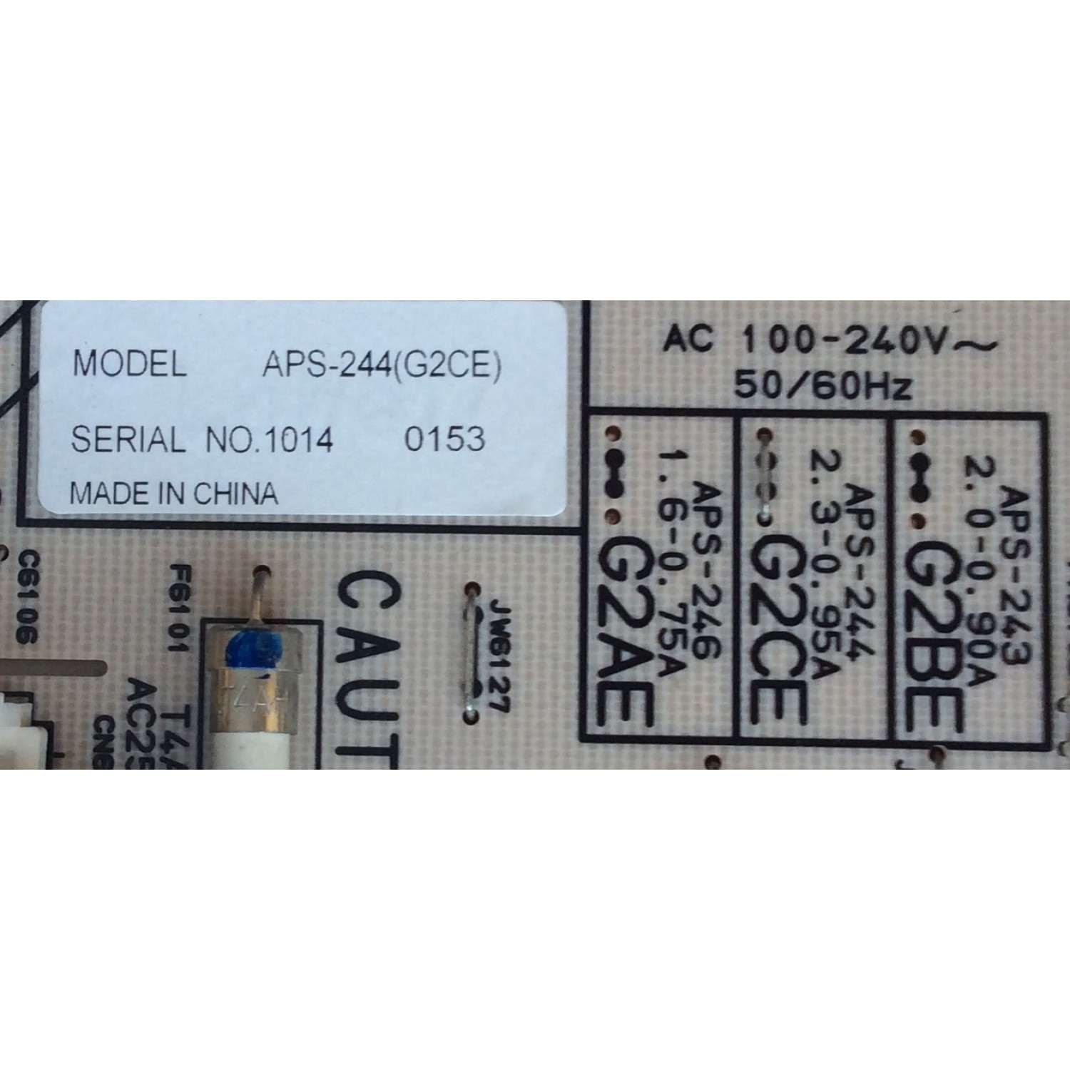 FUENTE DE PODER / SONY APS-244(G2CE) / 1-878-988-11	 - Imagen 2