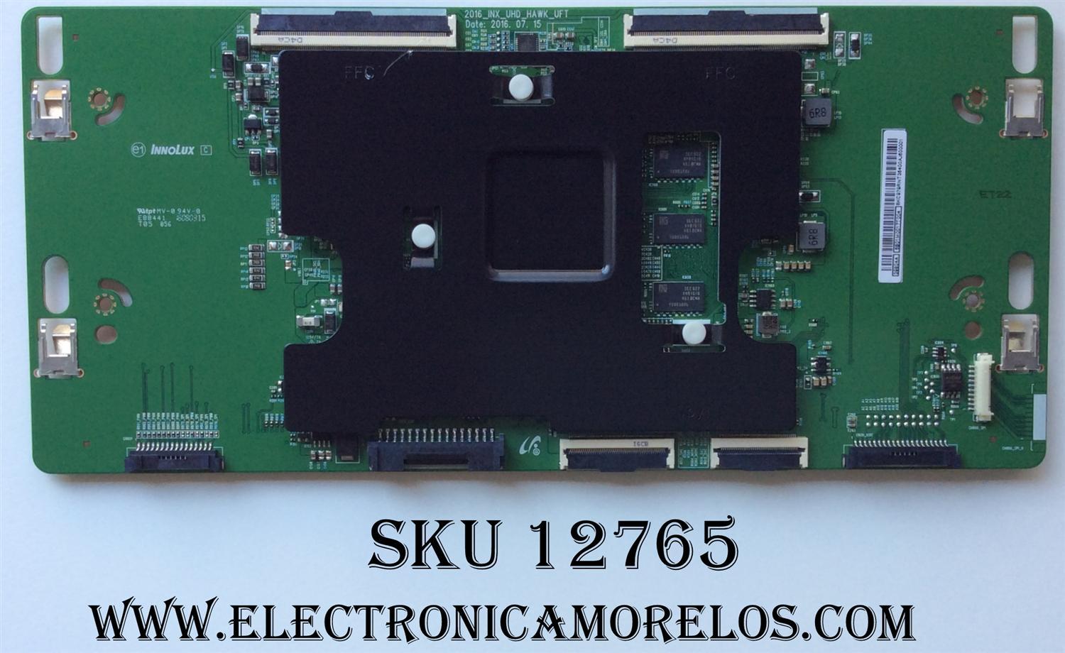 T-CON / SAMSUNG LJ92-39804A / 39804A / 2016_INX_UHD_HAWK_UFT / MODELO UN75KS900DFXZA DA02 / PANEL CY-QK075FLNV1H	T-CON / SAMSUNG LJ92-39804A / 39804A / 2016_INX_UHD_HAWK_UFT / MODELO UN75KS900DFXZA DA02 / PANEL CY-QK075FLNV1H	