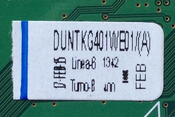T-CON / SHARP DUNTKG401FM01 / G401FM01 / KG401 / QKITPG401WJN3 / QPWBXG401WJN3 / DUNTKG401WE01 / MODELO LC-70UD27U / PANEL JE695R3HH1AM	 - Imagen 3