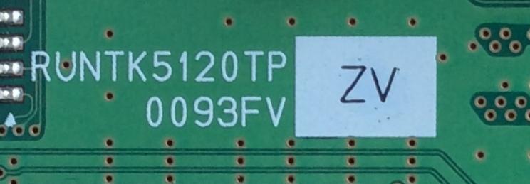 T-CON / SHARP RUNTK0093FVZV / RUNTK5120TPZV / 0093FV / MODELO LC-60UD27U	 - Imagen 2