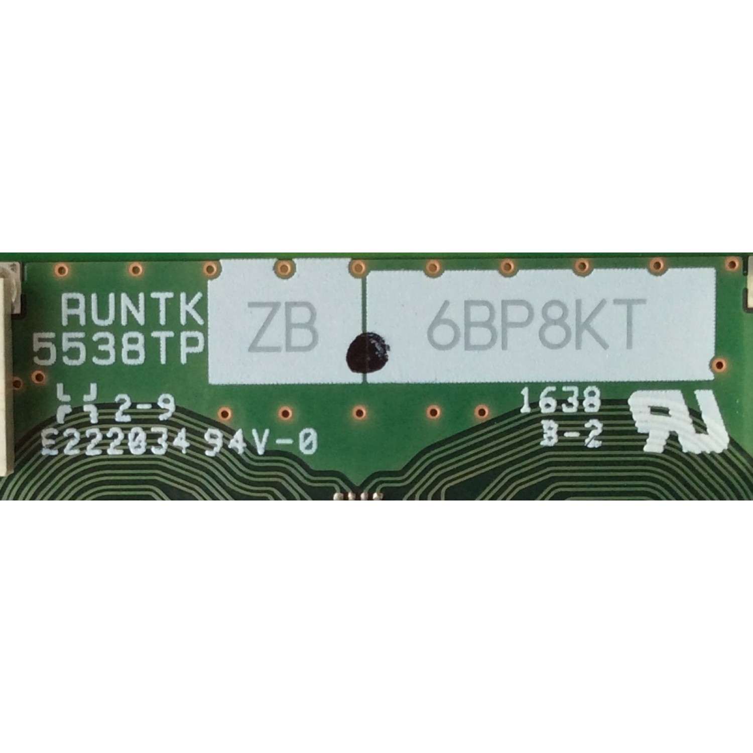 T-CON ORIGINAL PARA TV SAMSUNG HD SMART TV / NUMERO DE PARTE RUNTK5538TPZB / 5538TPZB / E222034 / PANEL CY-GJ040BGSV4H / MODELOS UN40J5500 / UN40J5500AFXZA / ELST4017 F7FZM / ELST4017 H7FZM / PLDED4016A-H A1709 / 40E31 - Imagen 2