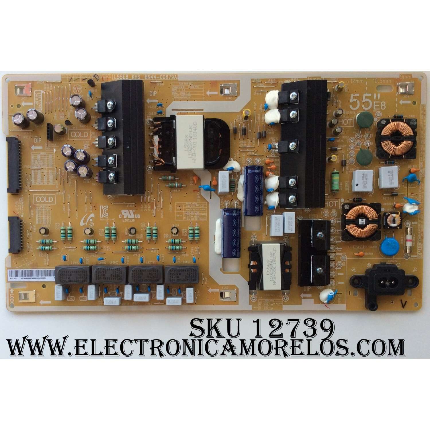 FUENTE DE PDOER / SAMSUNG BN44-00879A / L55E8_KHS / BN4400879A / PANEL CY-QK055FLLV3H HW13 / MODELOS UN55KS9000FXZA FA01 / UN55KS9500FXZA FA01 / UN55KS9500FXZA AA02