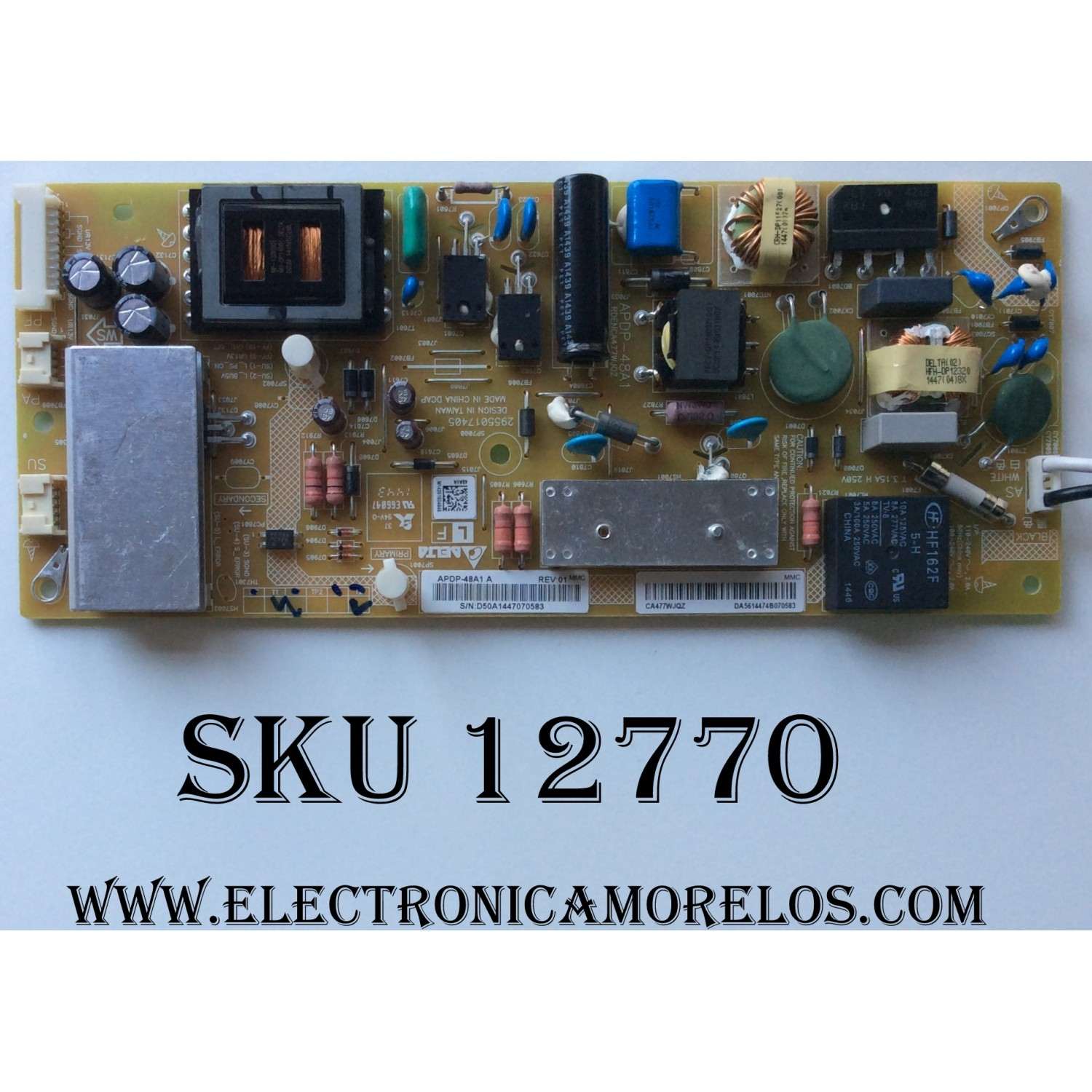 FUENTE DE STANBY / SHARP RDENCA477WJQZ / APDP-48A1 A / 2955017405 / MODELO LC-70UD27U / PANEL JE695R3HH1AM	