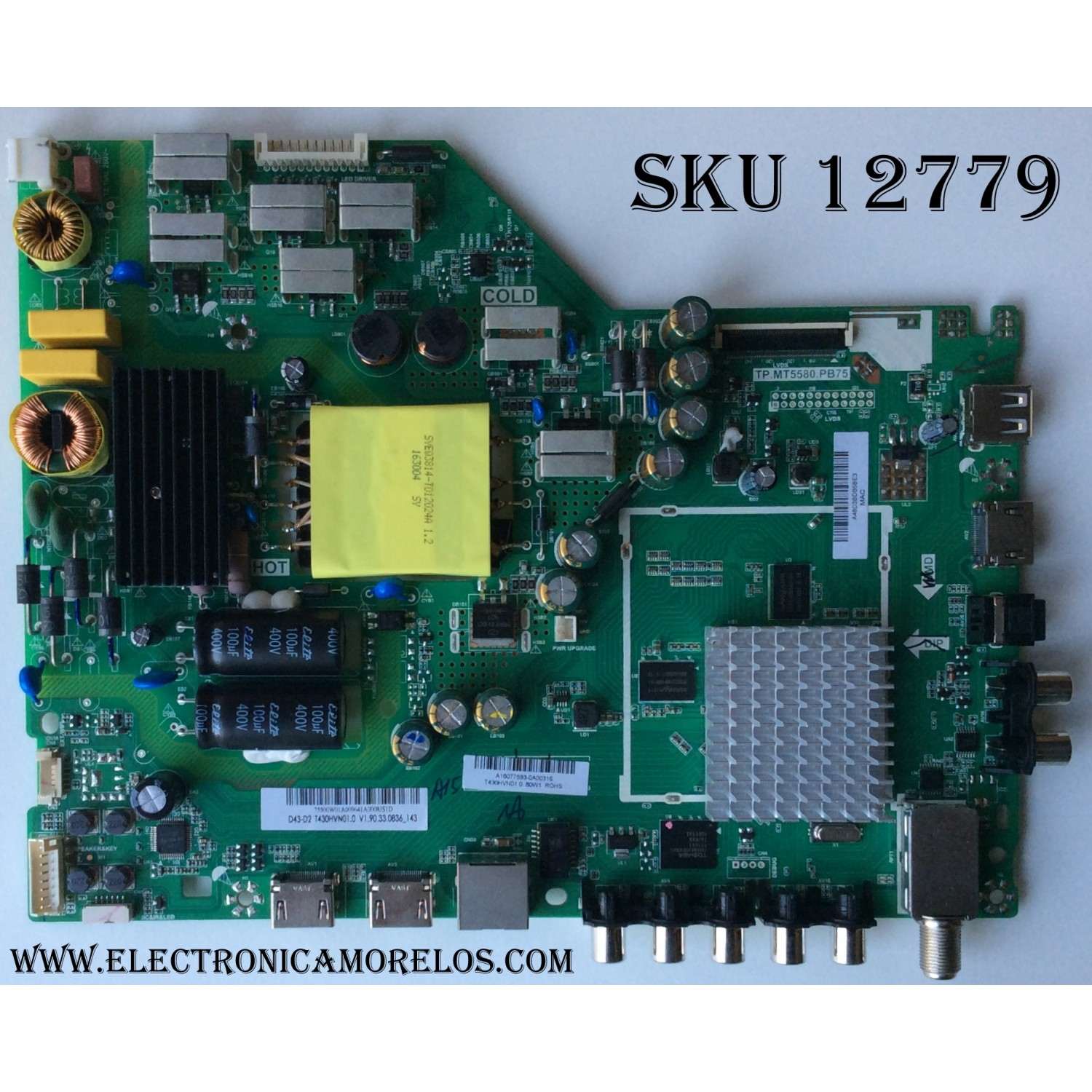 MAIN FUENTE PARA TV MAGNAVOX / A6AF1UT / BA4AFSG0201 1 / PANEL U64F0XT / MODELO 32ME306V/F7