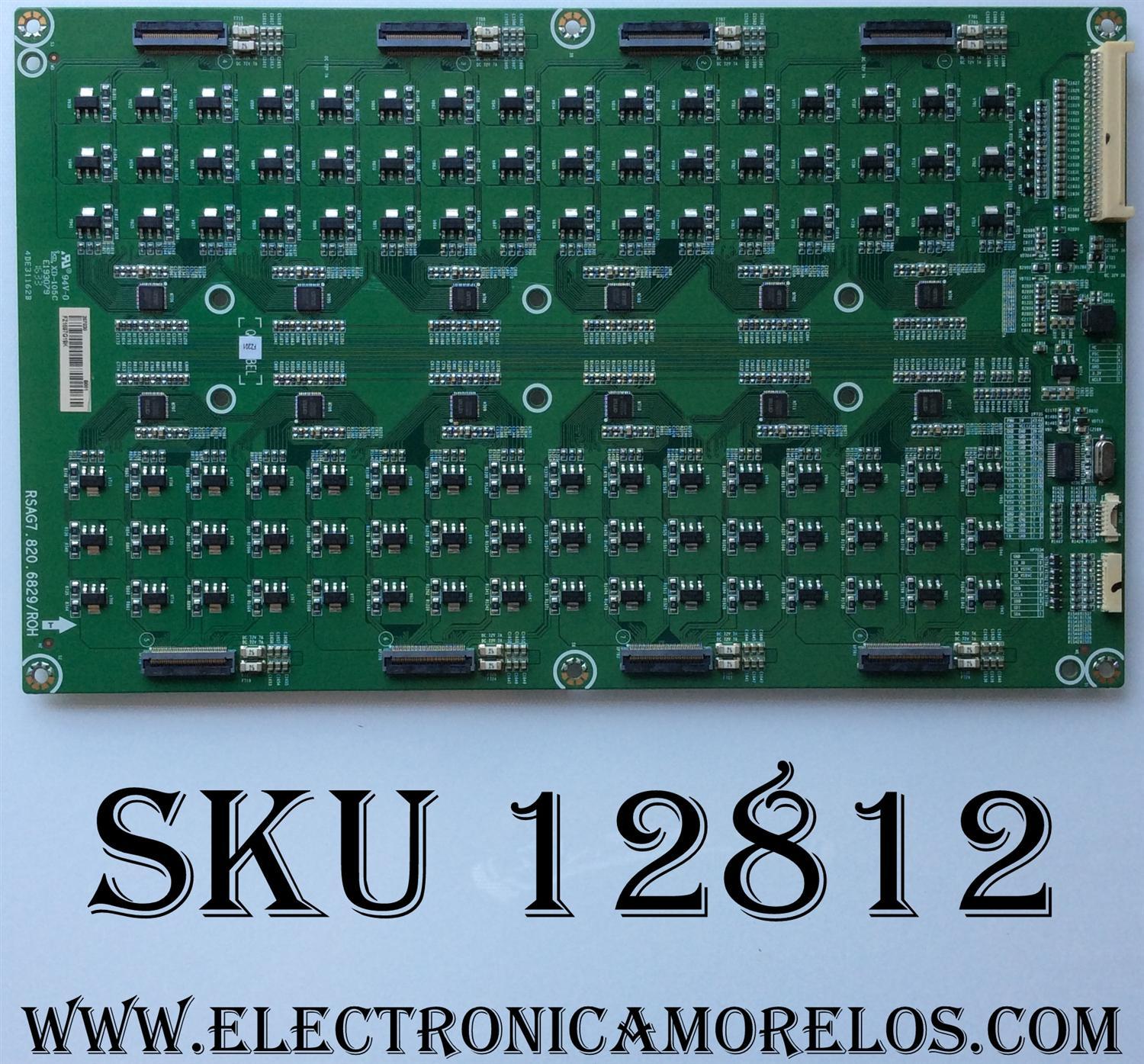 LED DRIVER / HISENSE 207030 / RSAG7.820.6829/ROH / MODELO 55H7G / PANEL HE550HF-B51	
