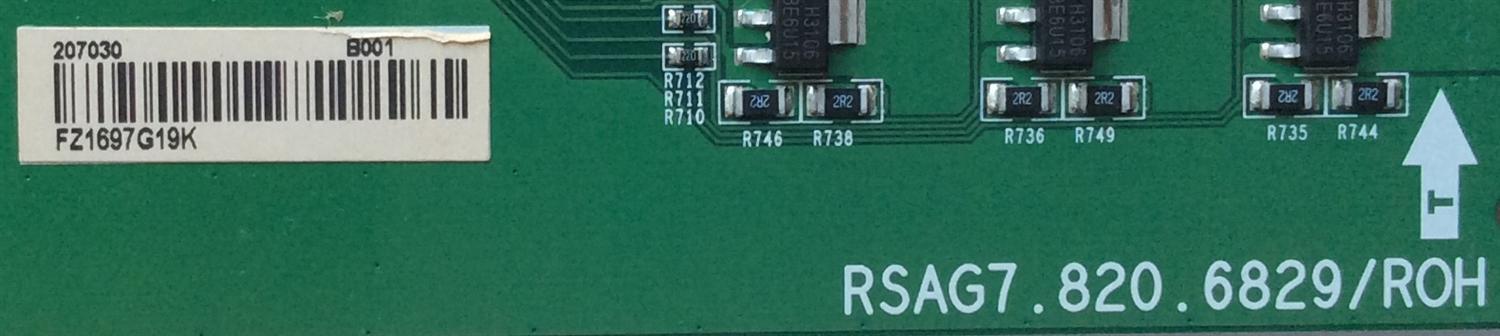 LED DRIVER / HISENSE 207030 / RSAG7.820.6829/ROH / MODELO 55H7G / PANEL HE550HF-B51	 - Imagen 2