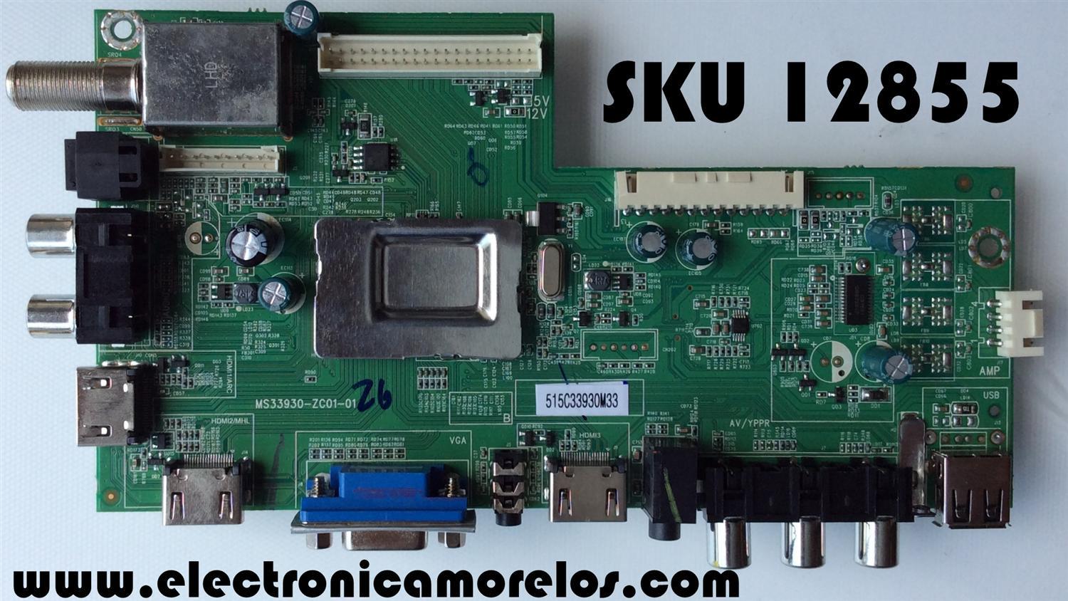 MAIN / JVC 515C33930M33 / MS33930-ZC01-01 / MTC-15002 / MODELO 40" / PANEL LSC400HM10	