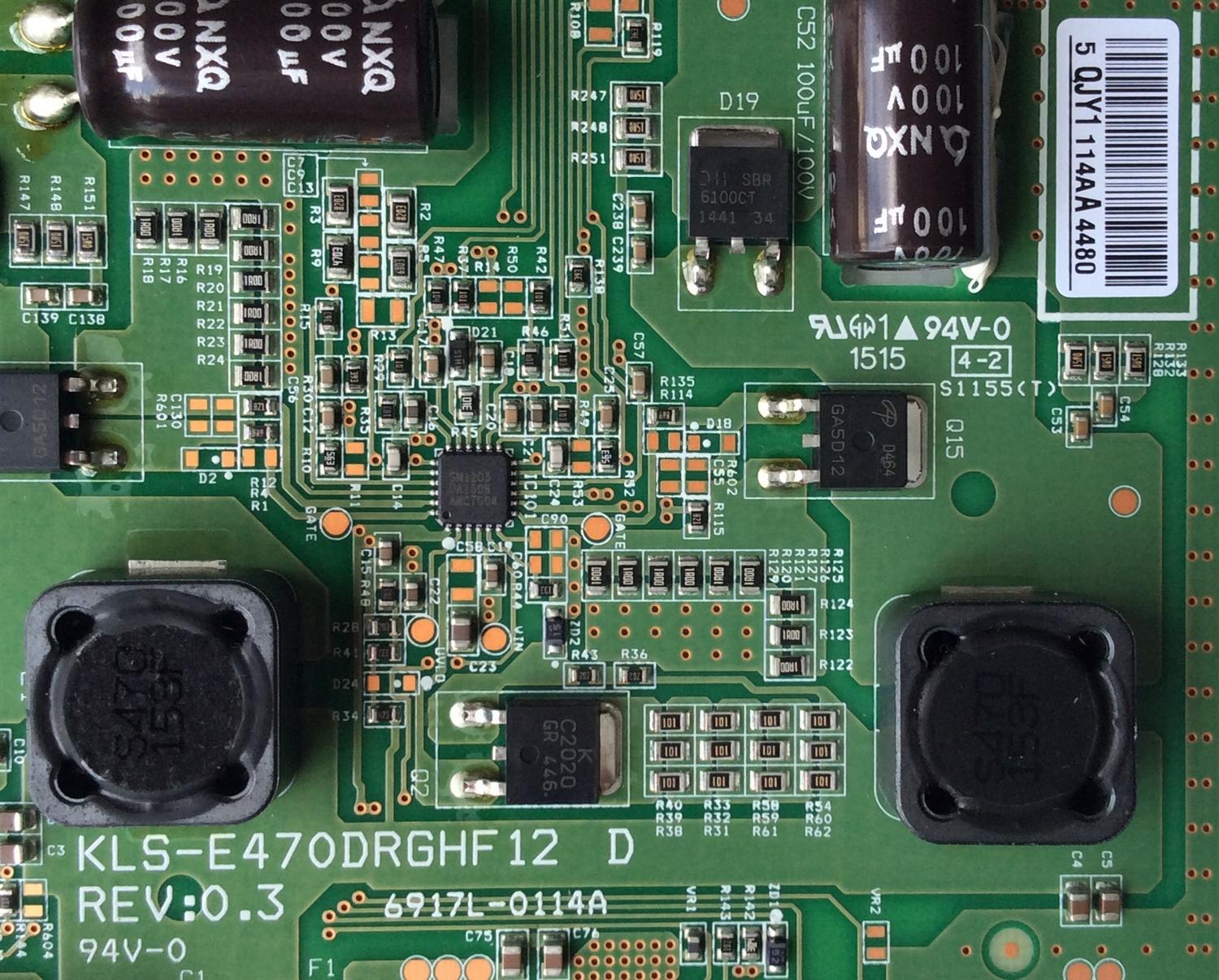 LED DRIVER / LG 6917L-0114A / 114A / KLS-E470DRGHF12 / MODELO 47WS50MS-BL.AUSOLJM	 - Imagen 2
