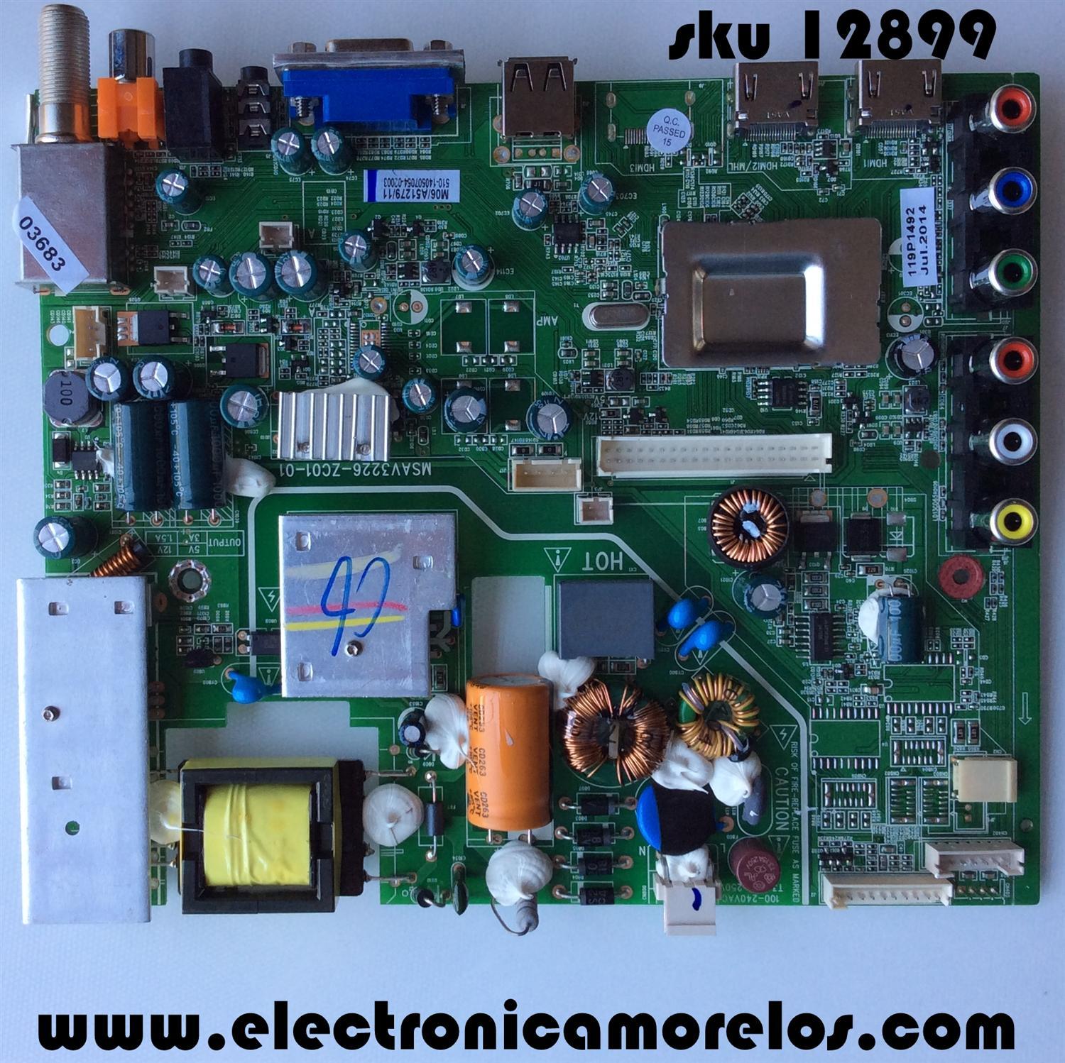 MAIN / FUENTE (COMBO) / 510-140507054 / MSAV3226-ZC01-01 