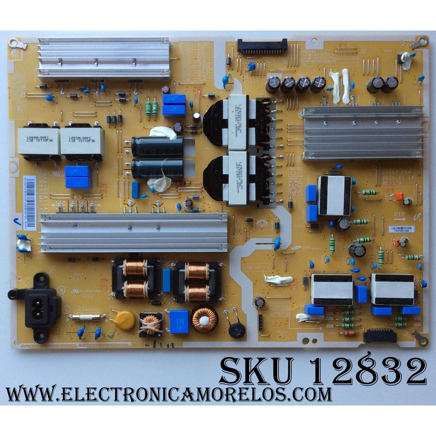FUENTE SAMSUNG BN44-00811A  PSLF271M07A  50ND890 / UN55JU7100 / 55JU7000 / 48JU7000 / 50JU7100 / 55JU7500 / UN55JU7700 / 50JU7000 / 48JU7090 / 48JU7502 / UN50JU7500 / UN50JU7700 / 48JU7800 / 50ND890 / 55JU7800 / SUSTITUTAS BN94-09742A / BN94-09543A