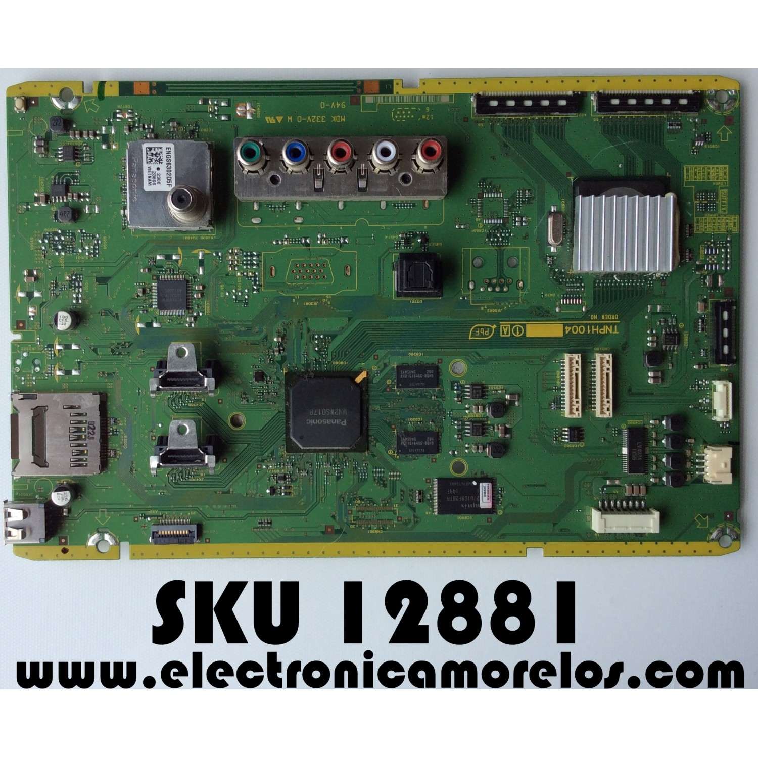 MAIN / PANASONIC TXN/A1TLUUS / TNPH1004UB / SUSTITUTA TNPH1004UD / MODELO TC-50PU54	