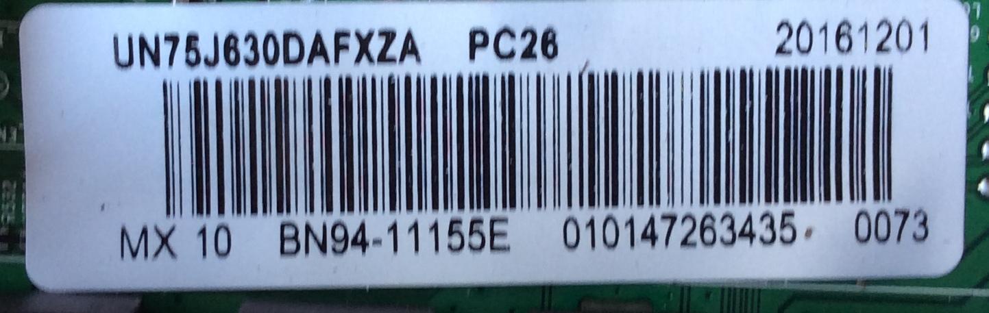 MAIN / SAMSUNG BN94-11155E / BN97-10662Z / MODELO UN75J630DAFXZA PC26 - Imagen 2