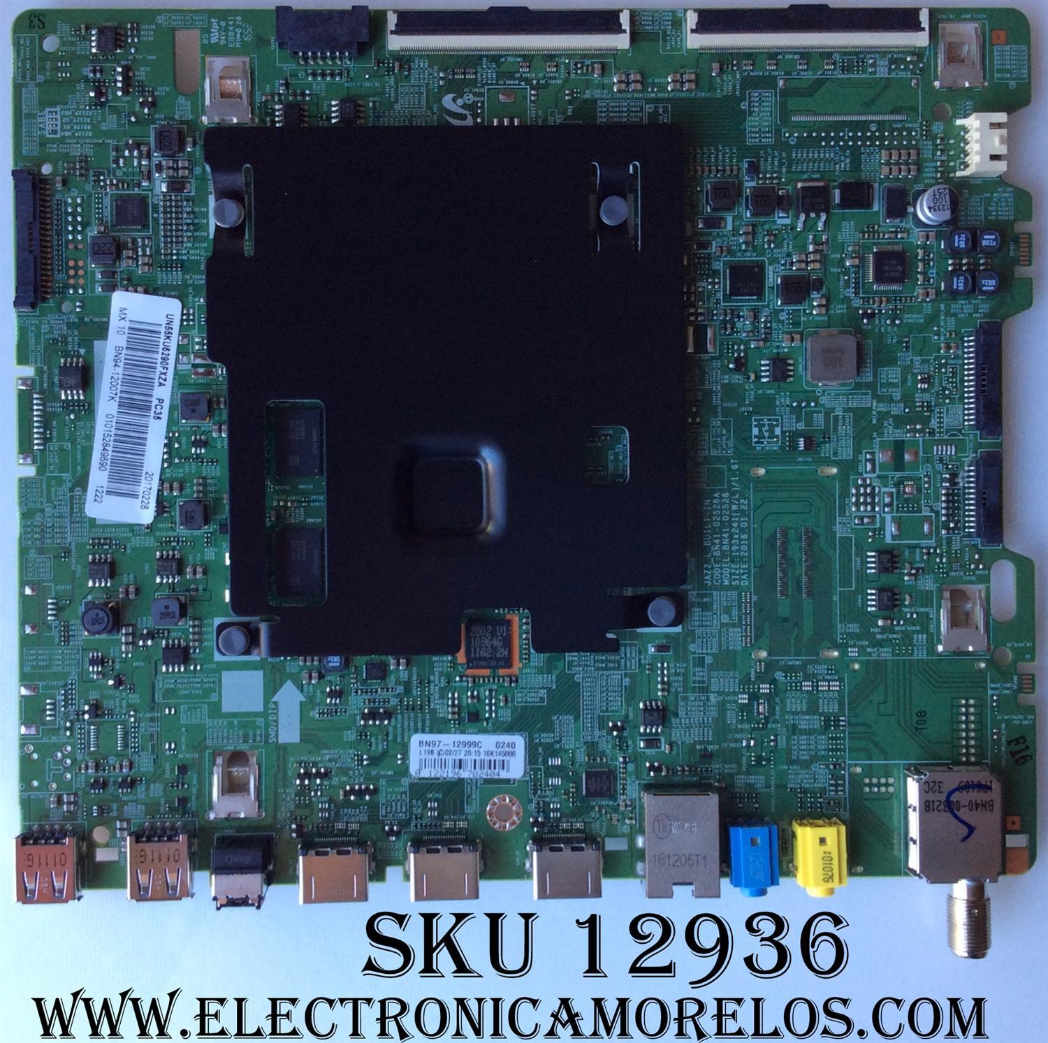 MAIN / SAMSUNG BN94-12007K / BN41-02528A / BN97-12999C / PANEL CY-GK055HGLV9H / MODELO UN55KU6290FXZA FK07