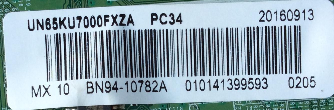MAIN PARA TV SAMSUNG / NUMERO DE PARTE BN94-10782A / BN41-02528A / BN97-10972A / BN9410782A / PANEL CY-KK065HGLV3H / MODELO UN65KU7000 / UN65KU7000FXZA FA01 - Imagen 2