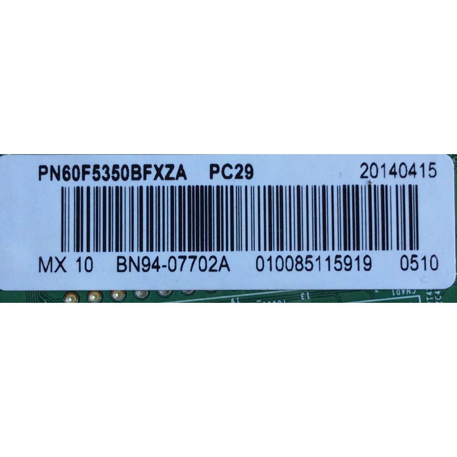 MAIN / SAMSUNG BN94-07702A / BN97-08068A / BN41-02109A / MODELO PN60F5350BFXZA TS02 - Imagen 2