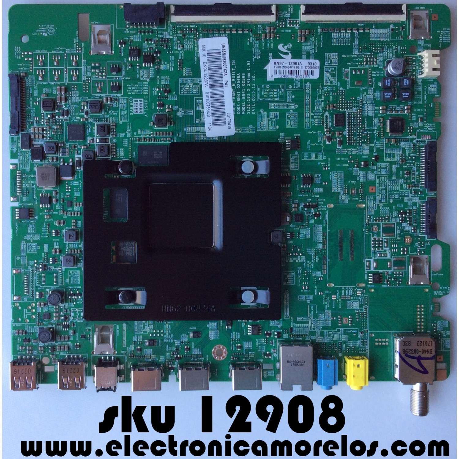 MAIN / SAMSUNG BN94-12037A / BN97-12961A / BN41-02568A / PANEL CY-GK055HGLV6H / DISPLAY BN96-39045A / LSF550FN08-L15 / MODELO UN55MU6300FXZA FA01