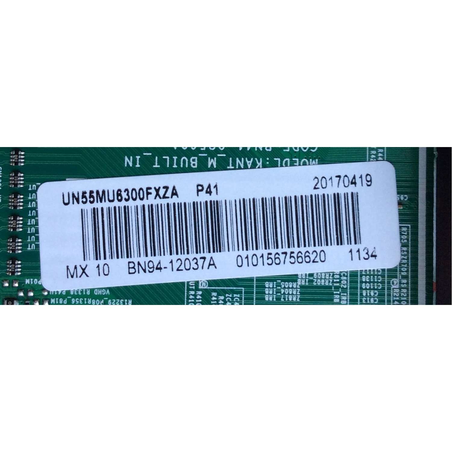 MAIN / SAMSUNG BN94-12037A / BN97-12961A / BN41-02568A / PANEL CY-GK055HGLV6H / DISPLAY BN96-39045A / LSF550FN08-L15 / MODELO UN55MU6300FXZA FA01 - Imagen 2