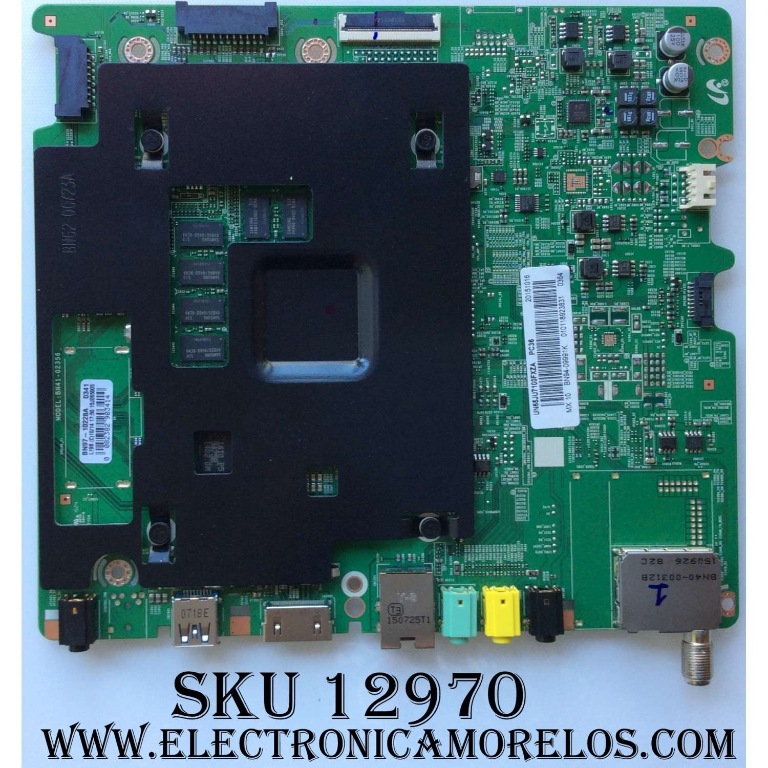 MAIN PARA TV SAMSUNG / NUMERO DE PARTE BN94-09991K / BN41-02356C / BN97-10228A / BN9409991K / PARTE SUSTITUTA BN94-09073K / MODELO UN65JU7100 / UN65JU7100FXZA IH02