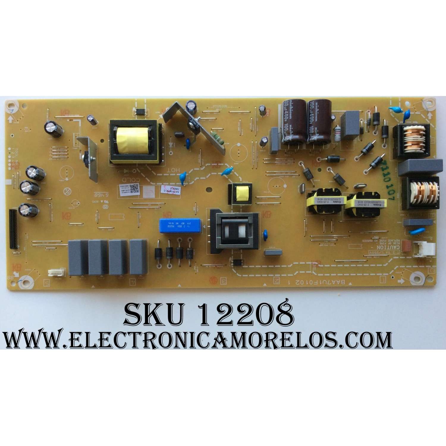 FUENTE DE PODER PARA TV PHILIPS / NUMERO DE PARTE AA7R1MPW / AA7R1-MPW / AA7R1MPW-001 / BAA7U1F0102 1 / BAA7U1F01021 / PANEL U5DRAXH / DISPLAY LC550EGY (SJ)(M3) / MODELOS 55PFL5602/F7 / 55PFL5602/F7 / 55PFL5602/F7 / 55PFL6902/F7 / 55PFL5602 / 55PFL5602
