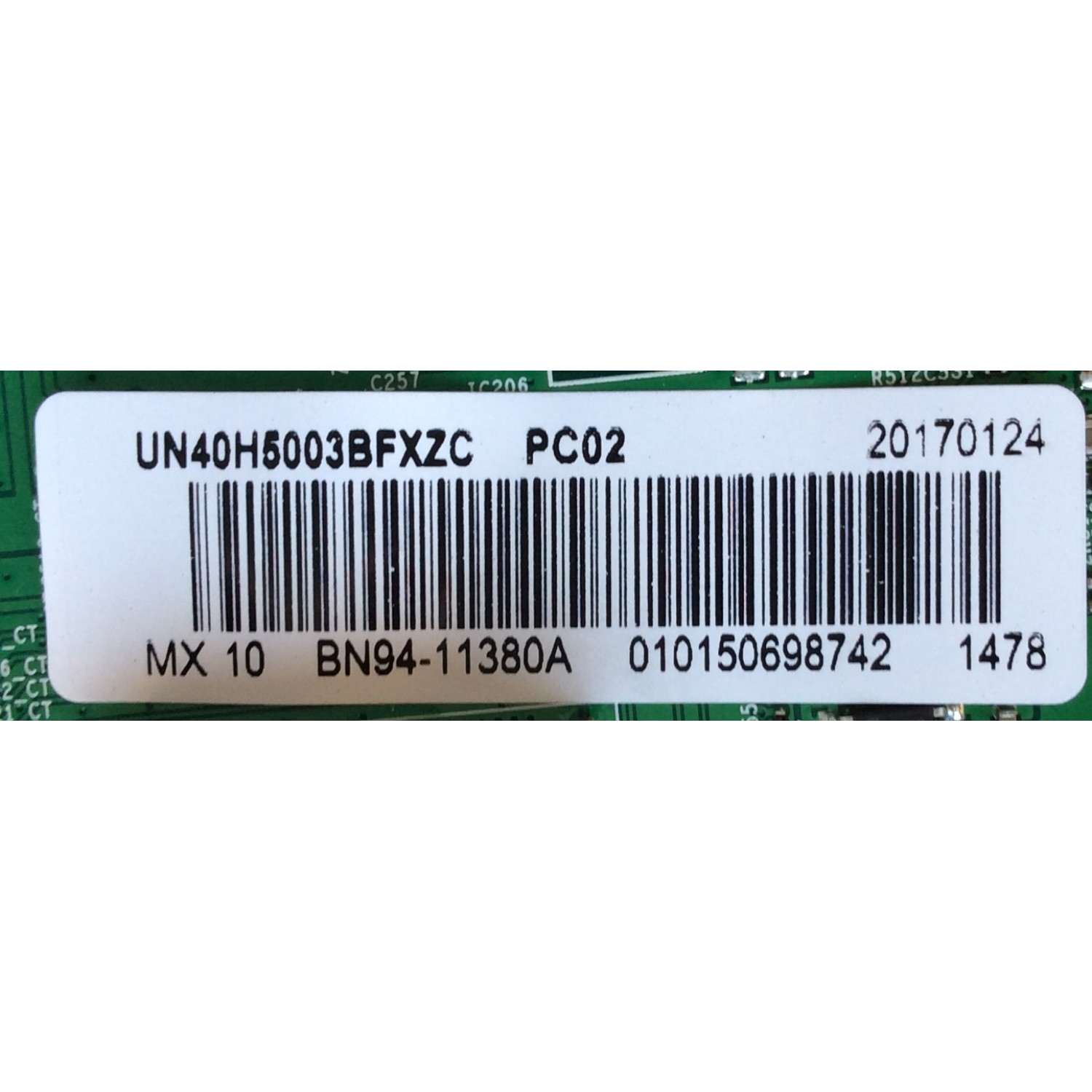 MAIN / SAMSUNG BN94-11380A / BN41-02263C / BN97-11859A / PARTES SUSTITUTAS BN94-12179A / BN94-12941A / PANEL CY-DH040BGNV2H / MODELOS UN40H5003BFXZC / UN40H5003BFXZA DB05 - Imagen 2