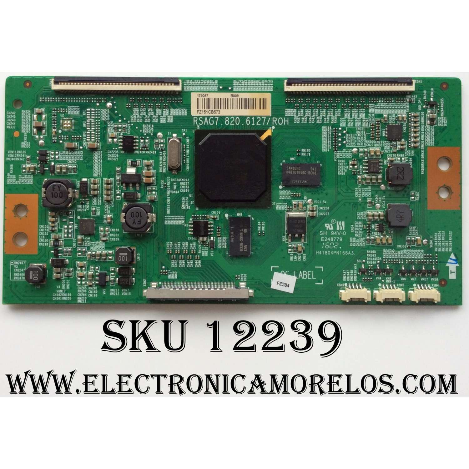 T-CON / SHARP 179087 / RSAG7.820.6127/ROH / MODELO LC-55N6000U / PANEL HD550DU-B51	