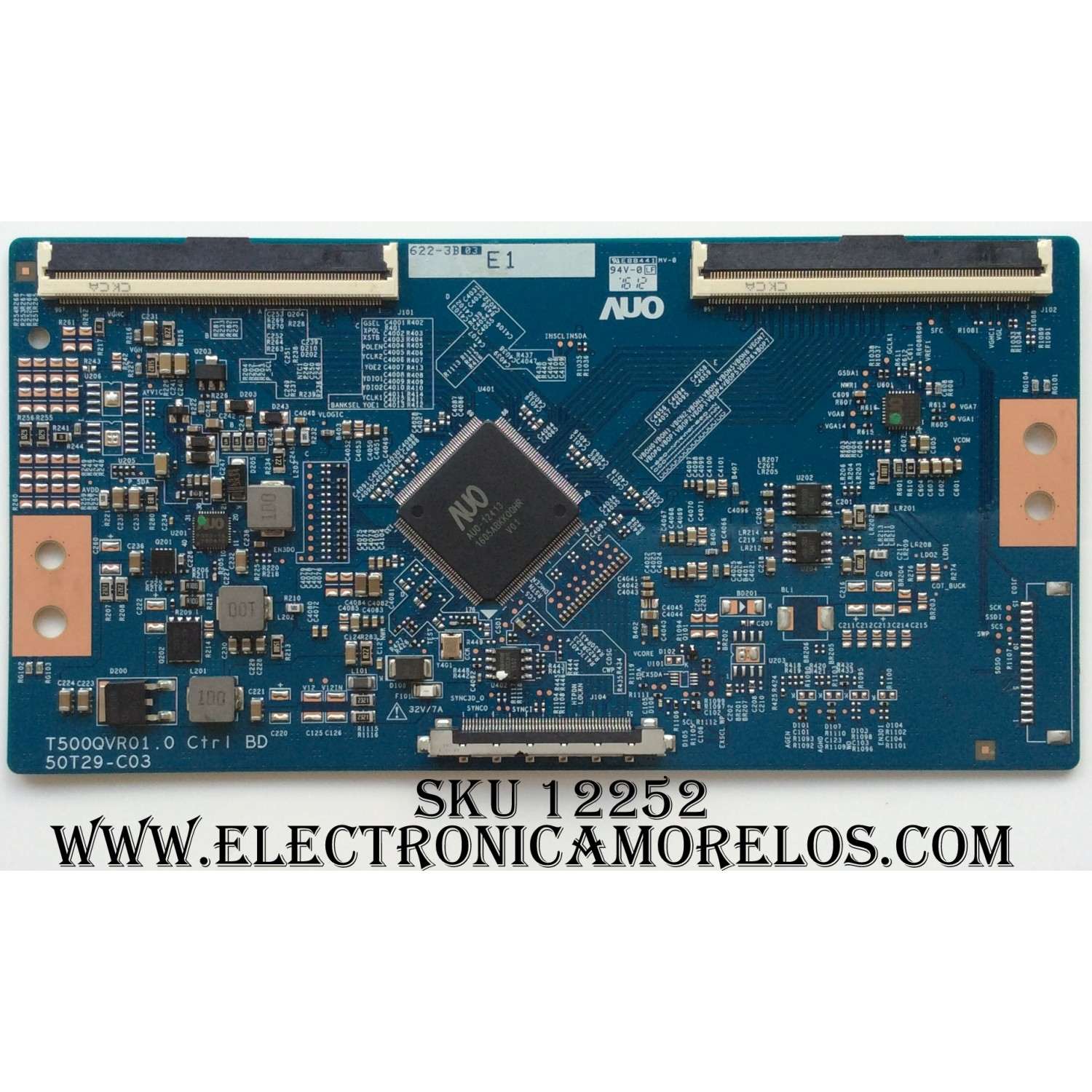 T-CON / SCEPTRE T550QVR01.0 Ctrl BD / 50T29-C03 / MODELO U55 A4IV58AA / PANEL T550QVR01.1	
