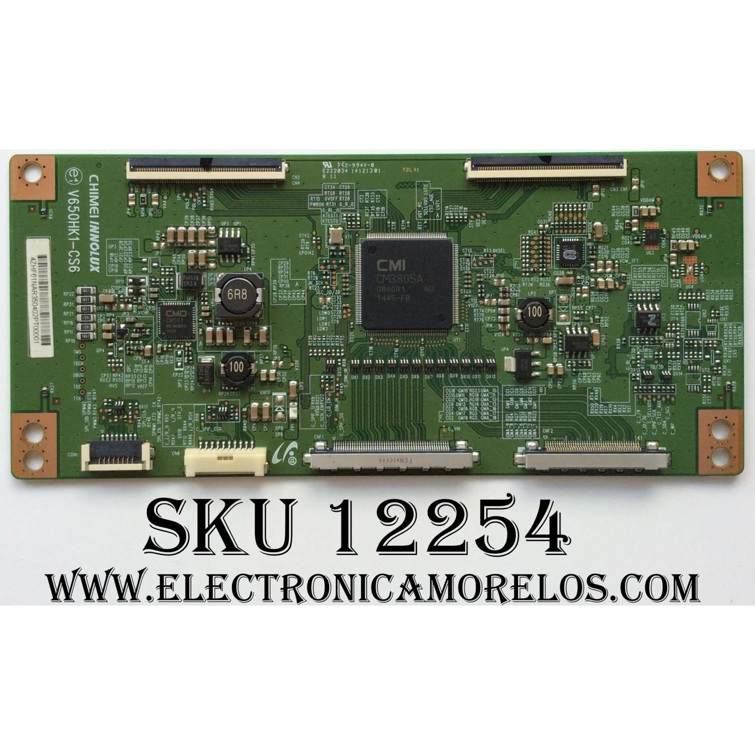 T-CON / SANYO 4Z.HF61.NAR / V650HK1-CS6 / 4ZHF61NAR / MODELO FW65D25T / PANEL V650HP1-PS6 REV.C1	
