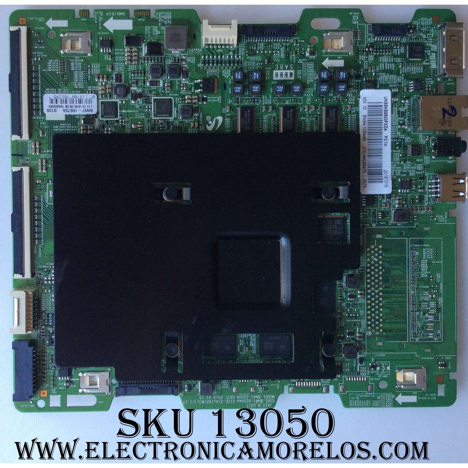 MAIN / SAMSUNG BN94-10844B / BN97-10675A / BN41-02504A / PANEL CY-XK055FLLV5H HW42/ DISPLAY BN96-39136A / LSF550FJ08-L04 / MODELO UN55KS9500FXZA FA01