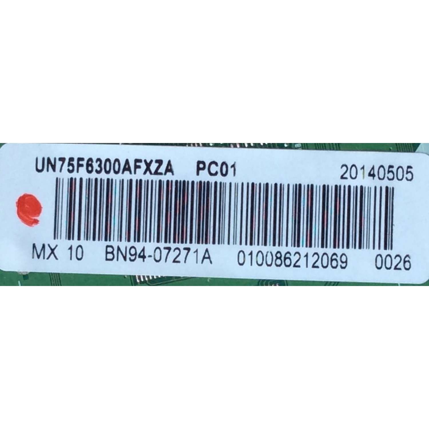 MAIN PARA TV SAMSUNG / NUMERO DE PARTE BN94-07271A / BN41-01958B / BN97-07704A / BN9407271A / PANEL CY-GF750CSLV9H / MODELO UN75F6300 / UN75F6300AFXZA UH02 - Imagen 2