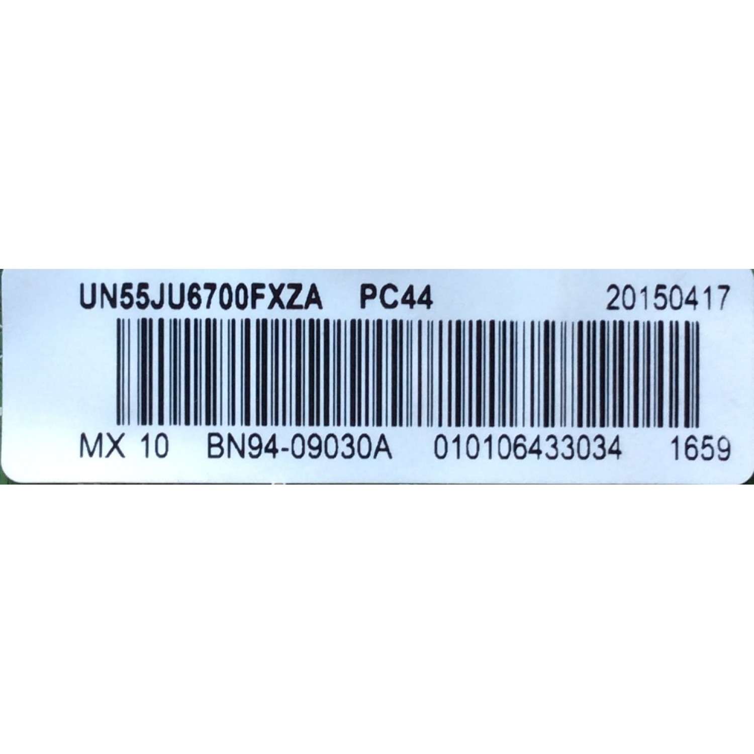 MAIN / SAMSUNG BN94-09030A / BN97-09264W / BN41-02344B / MODELO UN55KU6500FXZA FA01 / PANEL CY-WJ055HGLV1H	 - Imagen 2