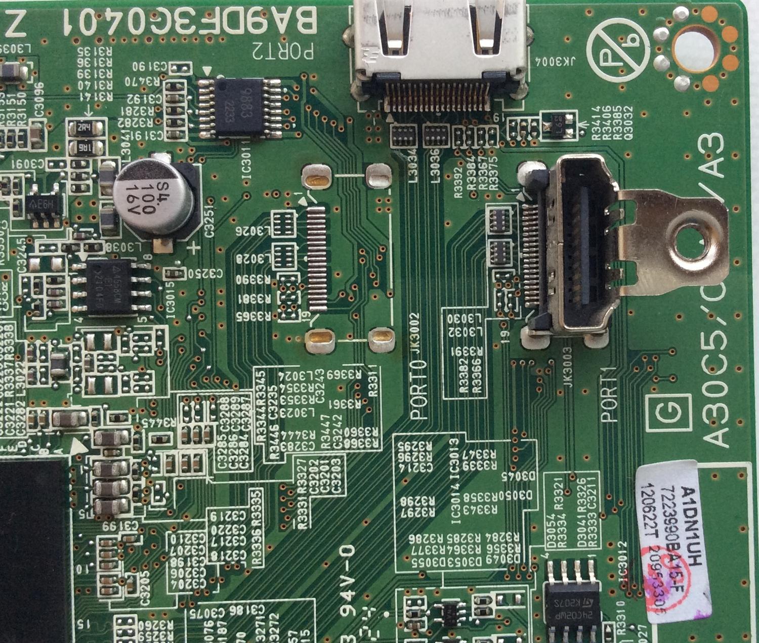 MAIN / EMERSON A1DN2MMA-001 / A1DN1UH / BA9DF3G0401 1 / MODELO LD190EM2 DS1 / PANEL UJ19MXA - Imagen 2